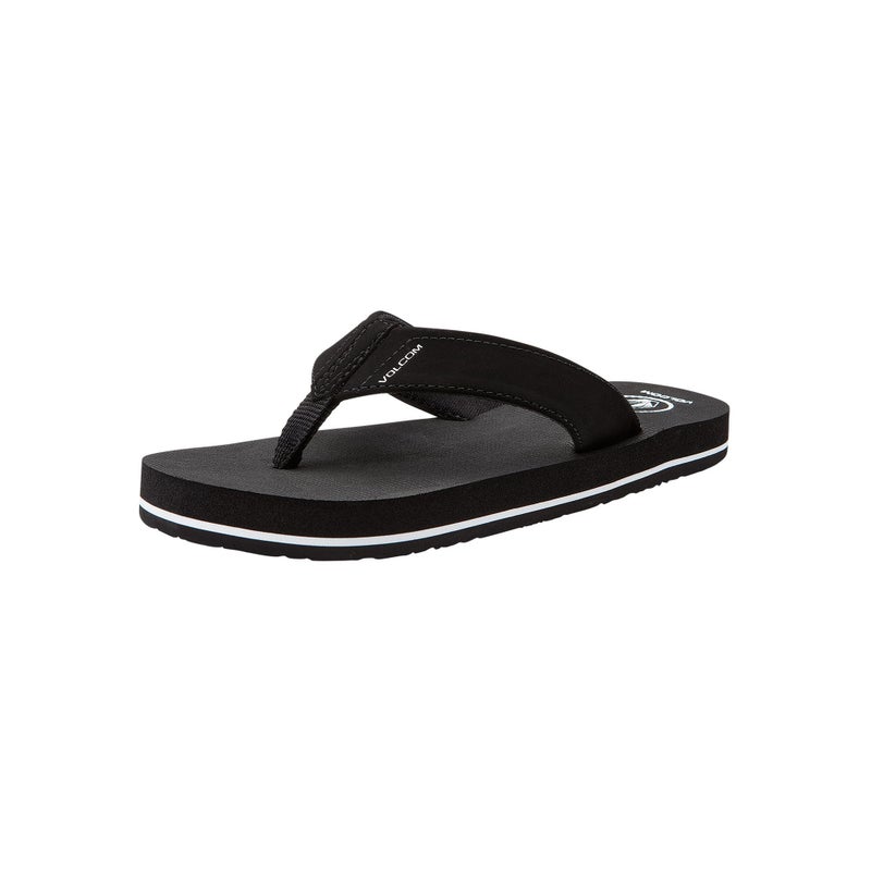 Volcom Big Kids Unisex Victor Flip Flop Sandal Dark Camo 4 Big Kid - Image 3